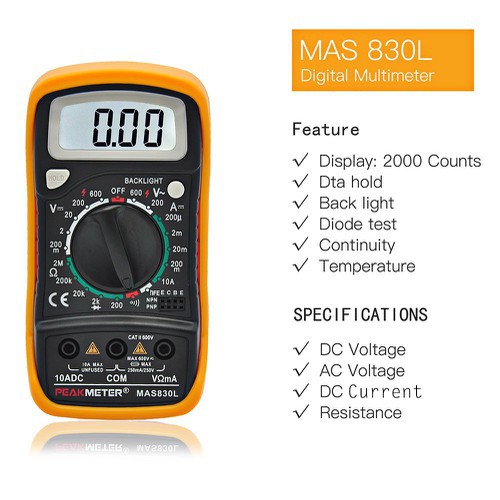 Đồng Hồ Vạn Năng Điện Tử