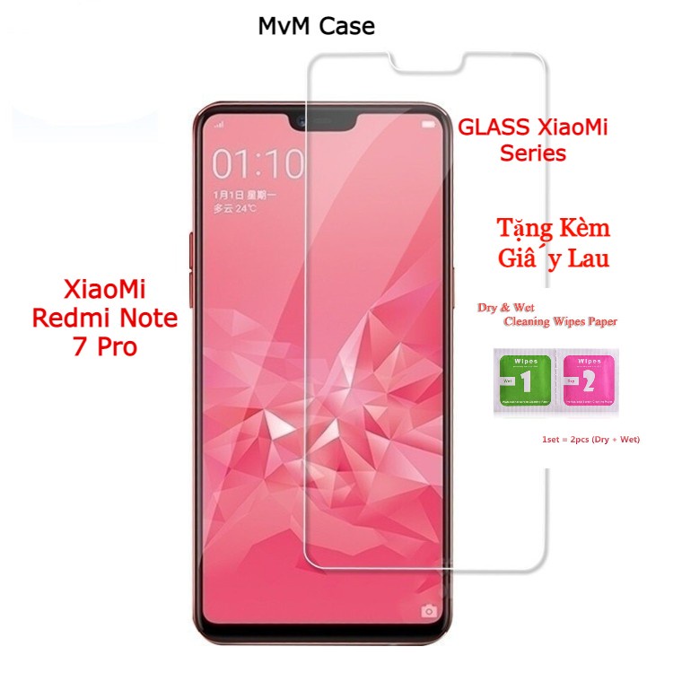 Kính Cường Lực Xiaomi Redmi Note 7 /Note 7 Pro/ mi 11 lite, note 9s, note 9 pro, note 10 trong suốt