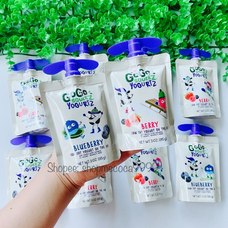 Date 27/10/2022 Sữa chua Gogo Squeez dạng túi tiện lợi