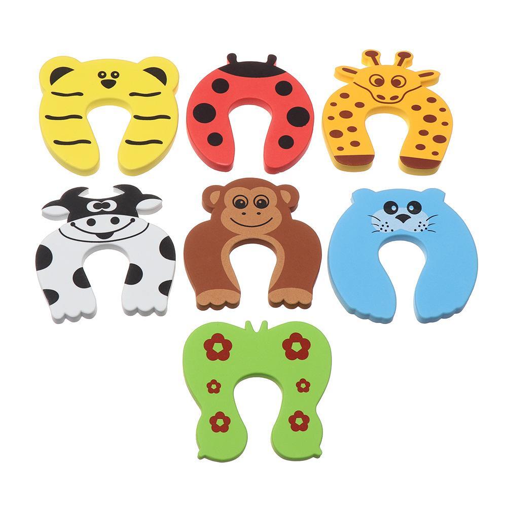 Set 5 / 10 Kẹp Xốp Mềm Chặn Cửa Bảo Vệ An Toàn Cho Bé