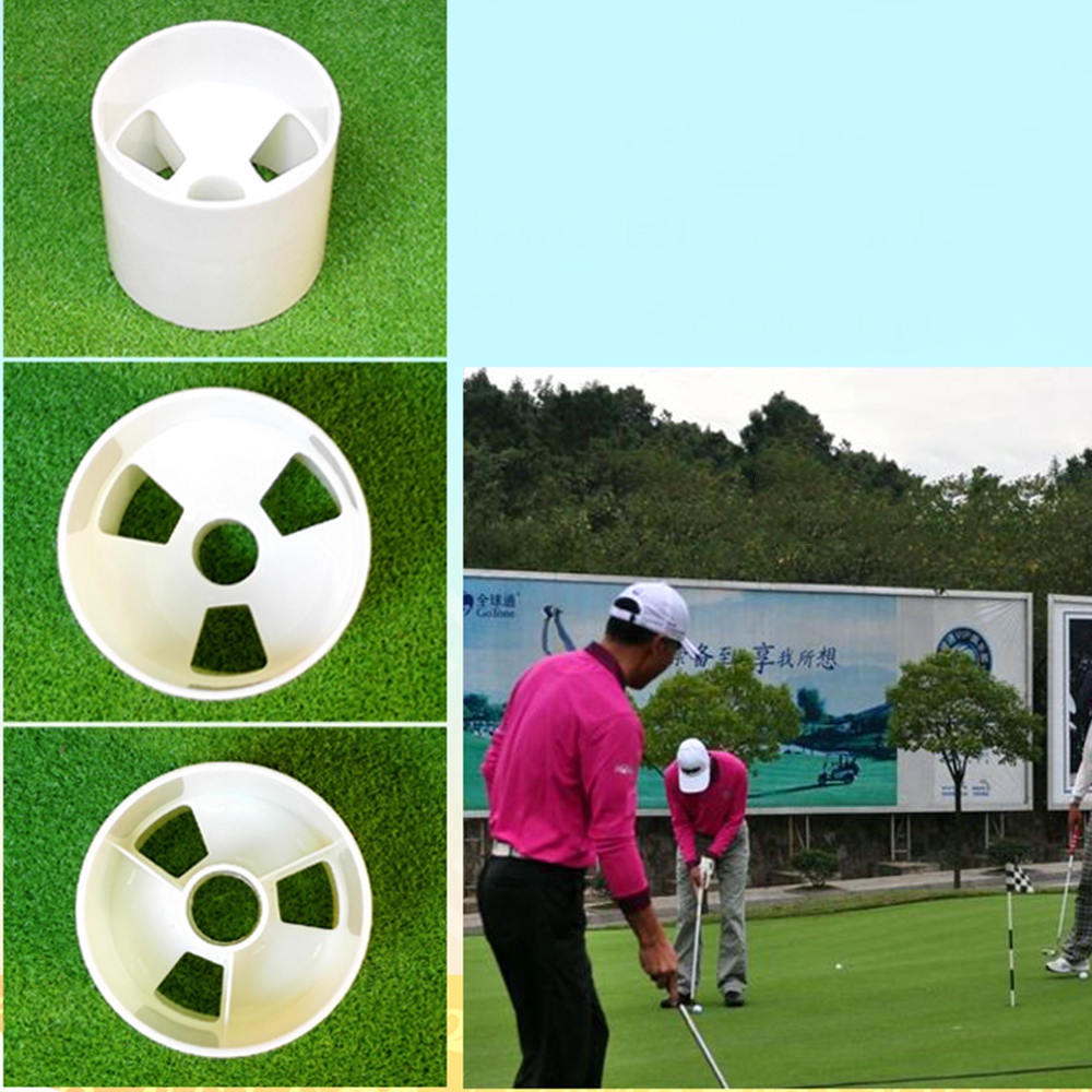 Giá Đỡ Bóng Golf Bằng Nhựa Màu Trắng Tiện Dụng Cho Sân Vườn