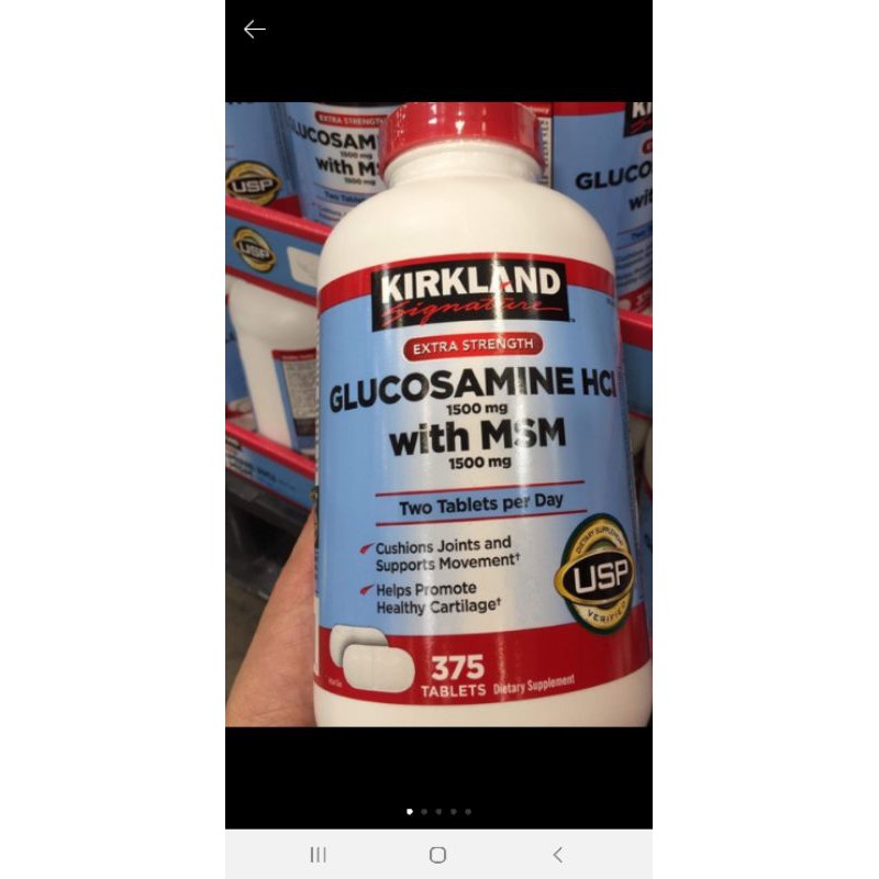 Viên uống Glucosamin MSM.