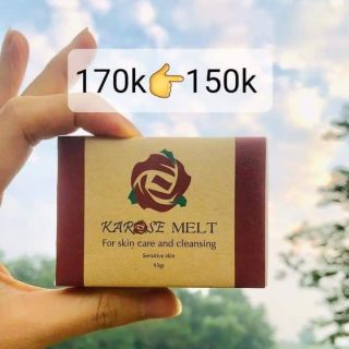 Sáp tắm hoa hồng karose melt