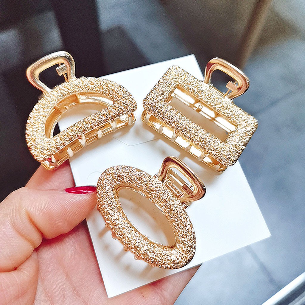 Vỉ 6 kẹp tóc ánh kim dễ thương KT24