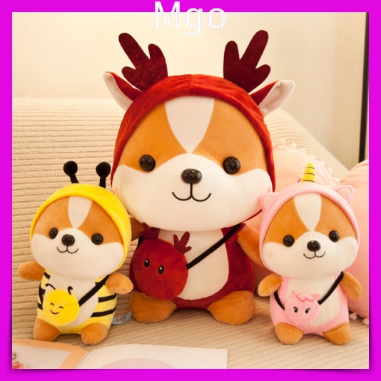 [Xả Kho-Giá Ưu Đãi] Gấu bông Chó Shiba Cosplay Nhiều Nhân Vật,Hoá Thân Siêu Dễ Thương Qùa Tặng Sinh Nhật Cho Bé
