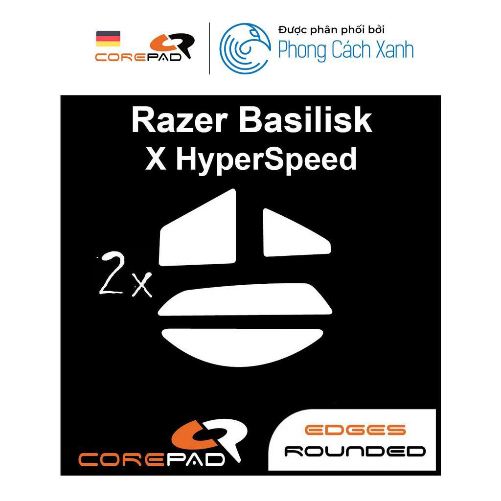 2 Bộ Feet chuột PTFE Corepad Skatez PRO Razer Basilisk X HyperSpeed - Hàng Chính Hãng