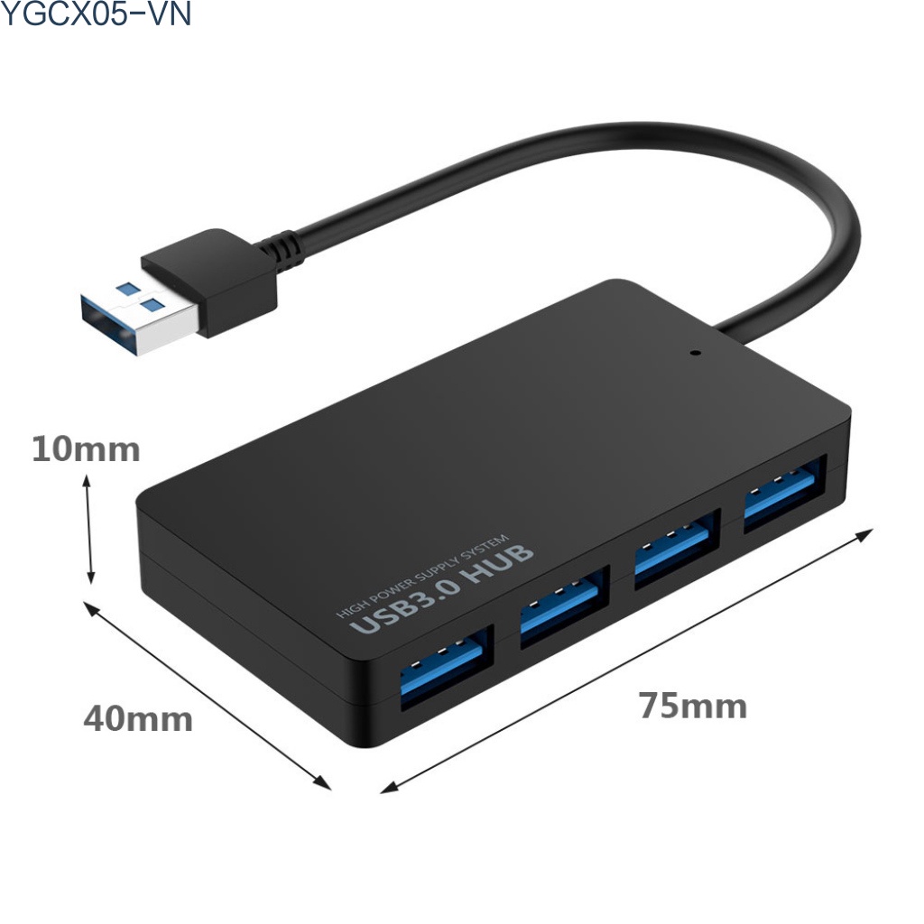 Bộ Chia 4 Cổng Usb 3.0 Siêu Mỏng Cho Ổ Cứng Macbook Microsoft Surface Pc Laptop | BigBuy360 - bigbuy360.vn