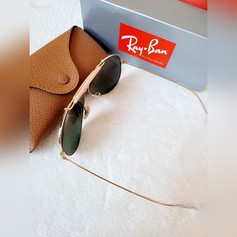 Kính Mát Rayban Aviator Shooter RB3138 Shooter (58-09-135) Dáng Aviator cách điệu