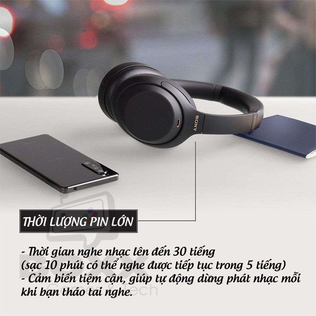 Tai nghe Sony WH-1000XM4 hàng chính hãng bảo hành 12 tháng | BigBuy360 - bigbuy360.vn