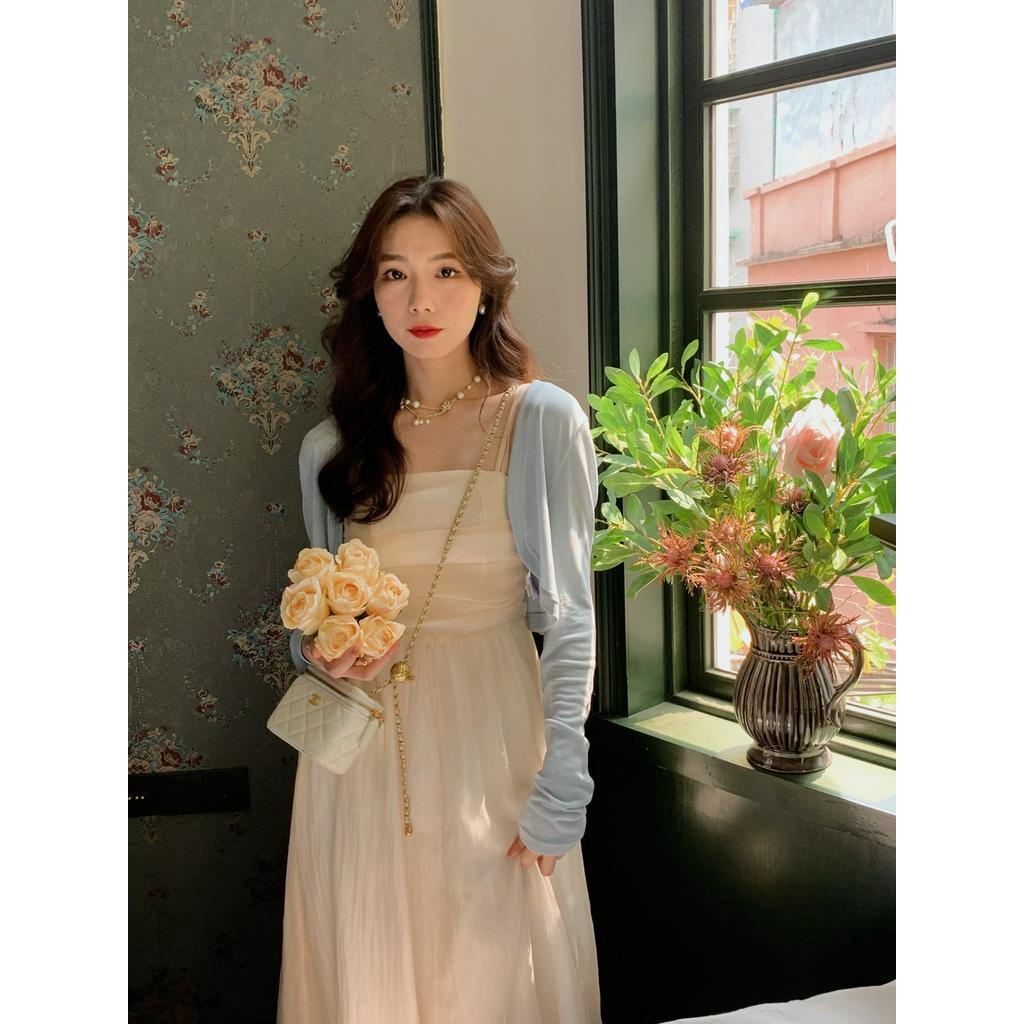 Đầm Hai Dây Thời Trang Xuân Hè Thanh Lịch 63273