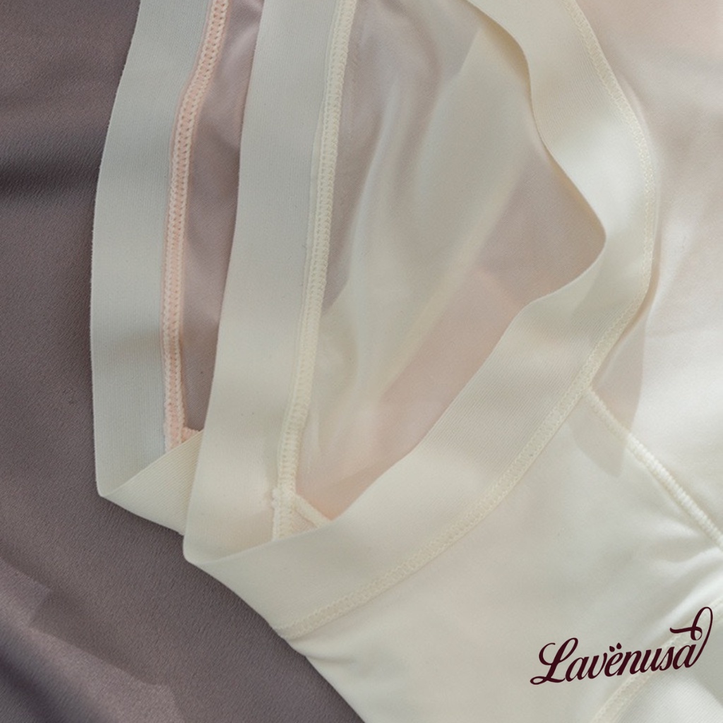 Quần lót nữ đúc su cạp vừa đính nơ siêu mỏng mềm mượt quyến rũ LAVENUSA QL106