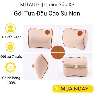 Gối tựa đầu Ô tô cao su non cao cấp chống mỏi cổ khi lái xe