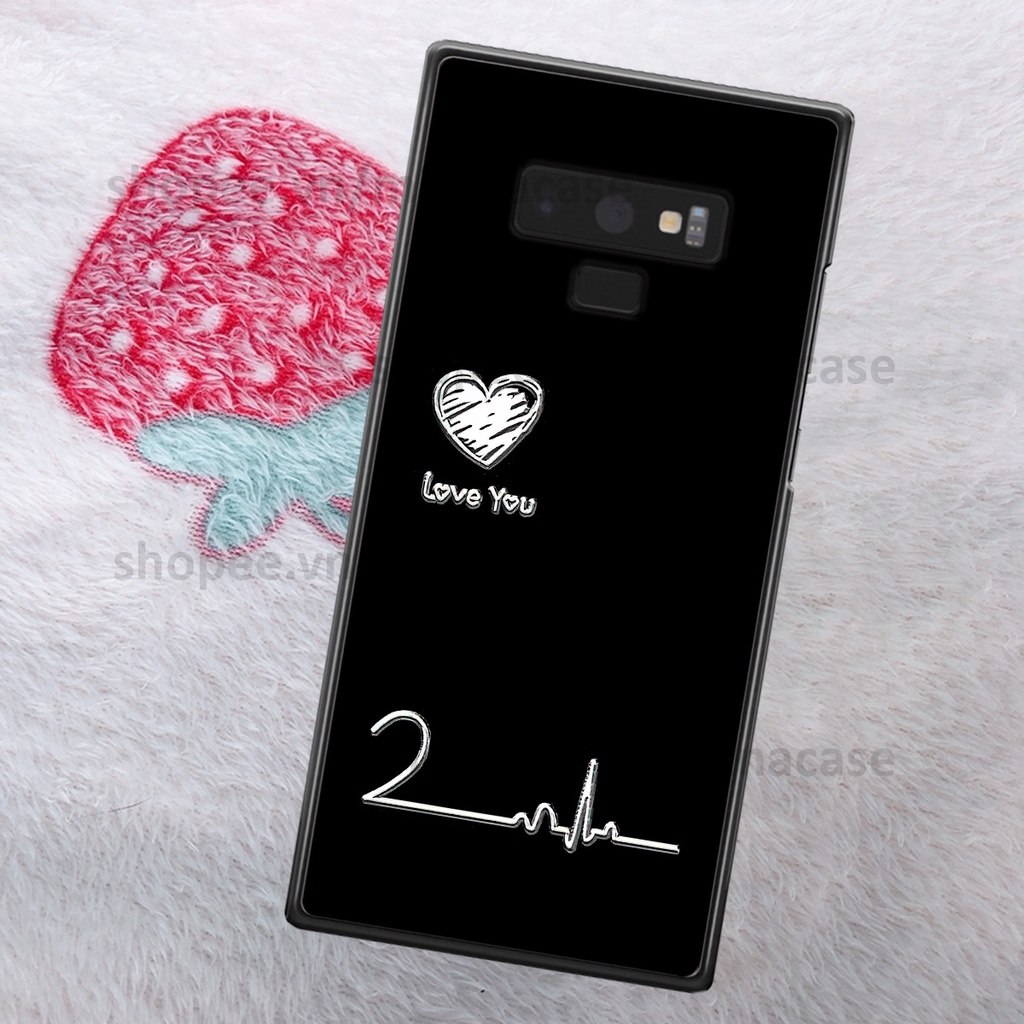 Ốp Samsung Note 9 in hình caro trái tim siêu đẹp, siêu nét đầy phong cách cá tính