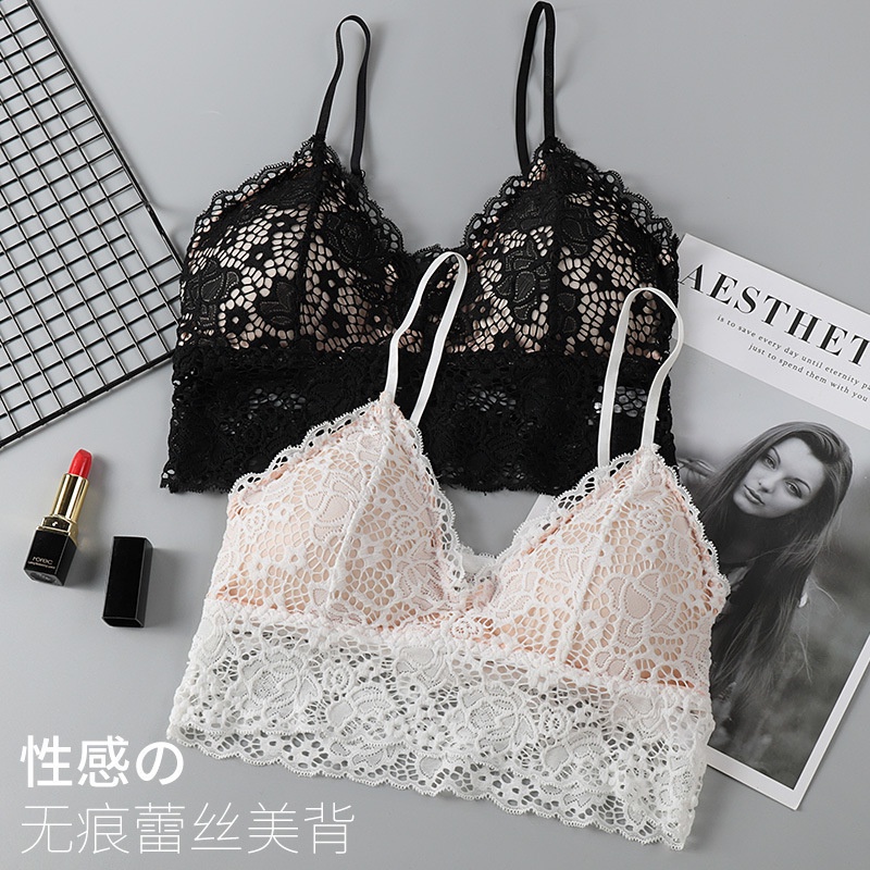 Áo bra ren hoa có đệm ngực Quảng Châu - alohashop91