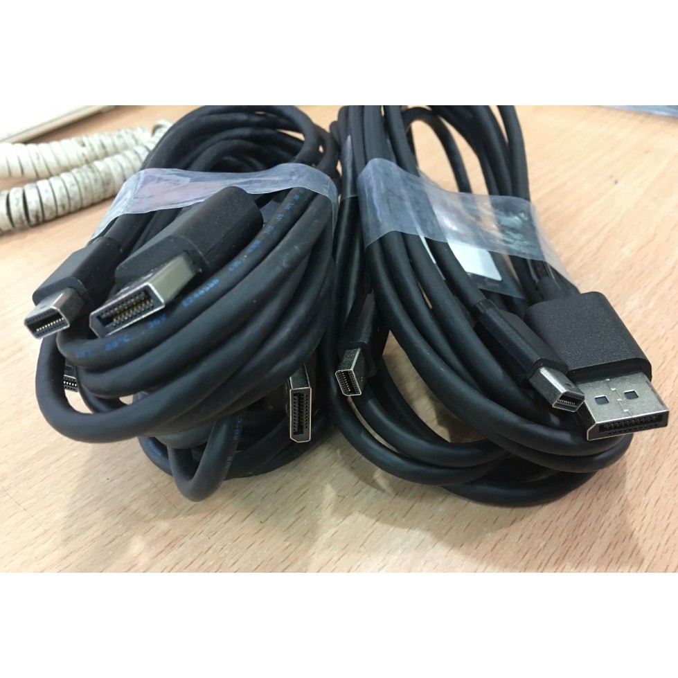 Cáp Mini DisplayPort to DisplayPort và DisplayPort to DisplayPort