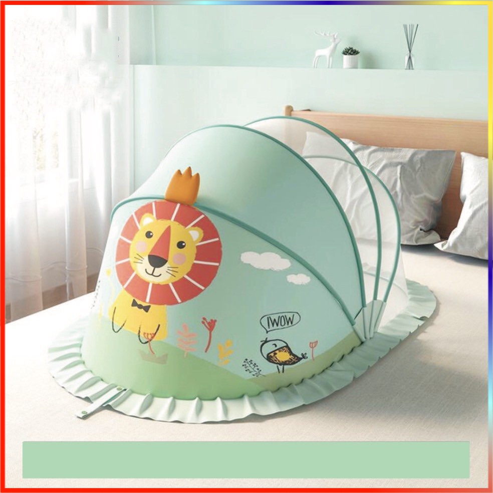 Màn Chụp cao cấp gấp gọn Kiluta Hình Thú Cho Bé cực dễ thương .