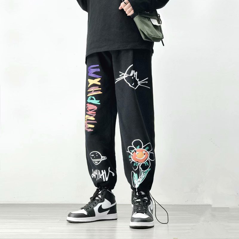 Quần Jogger Thể Thao Plus Size Phong Cách Hip Hop Hàn Quốc Chất Lượng Cao Cho Nam Nữ | BigBuy360 - bigbuy360.vn