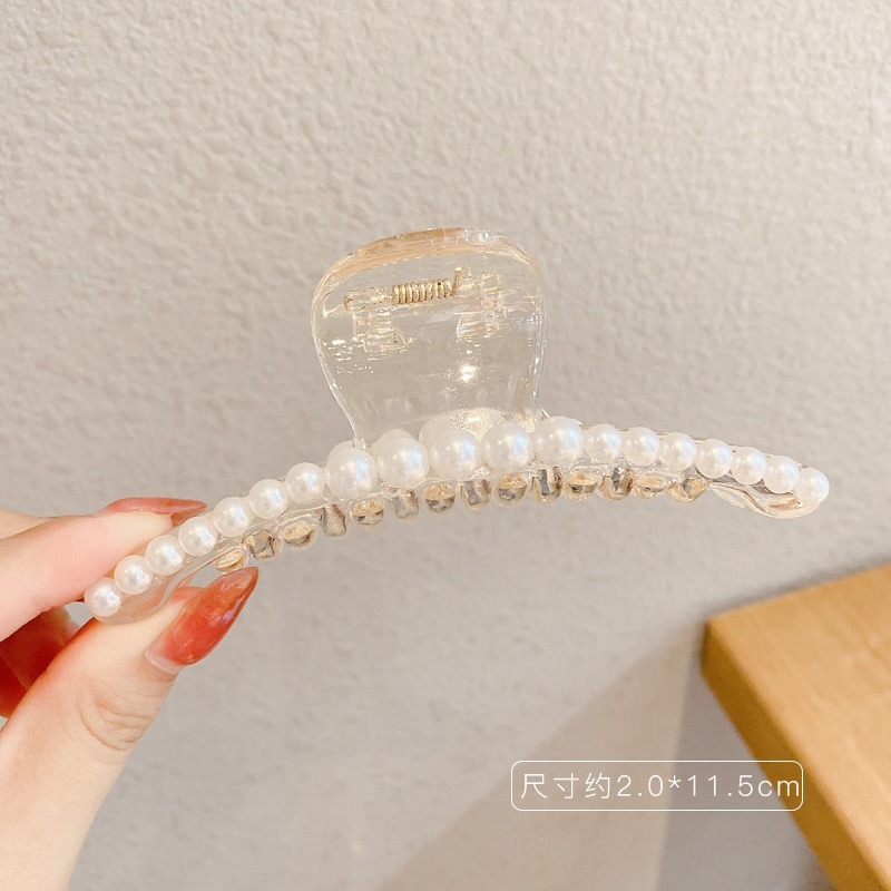 Kẹp tóc hình quả cherry đính hạt ngọc trai