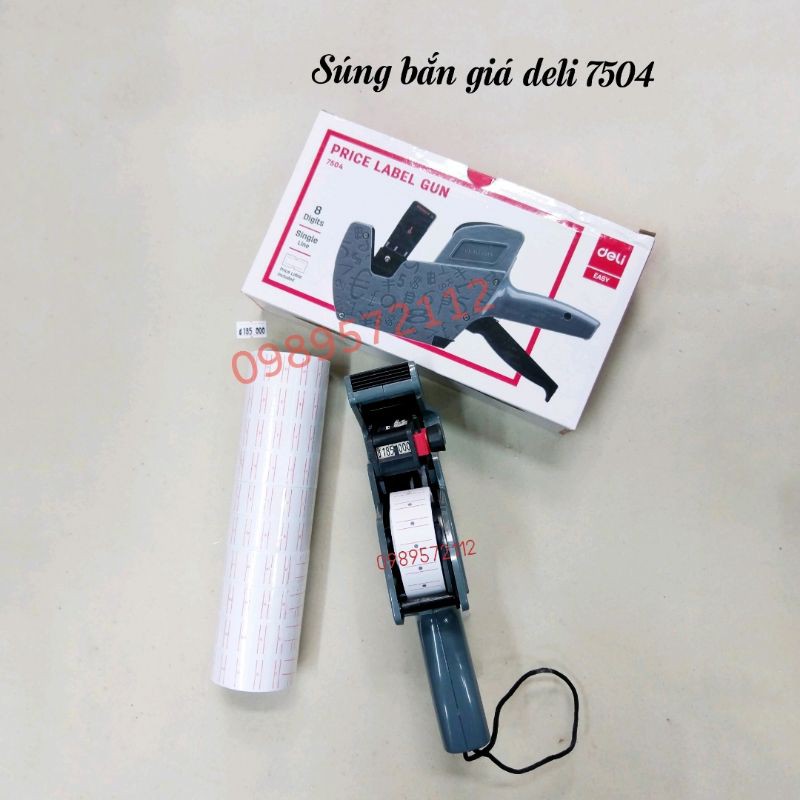 Súng bắn giá deli 7504-máy bắn giá
