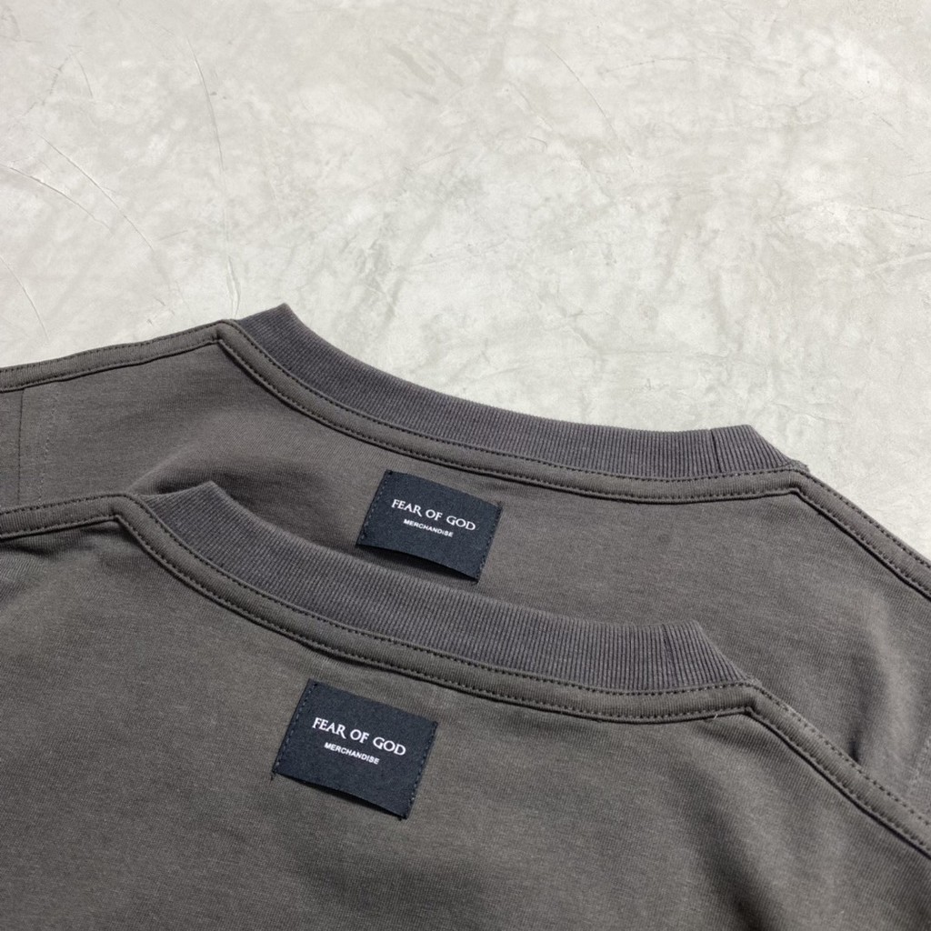 ⚡️[Hight Quality] - Áo boxy tee Fear of God Fifth Collection Inside Out Tee Basic cao cấp full tag túi, áo thun FOG