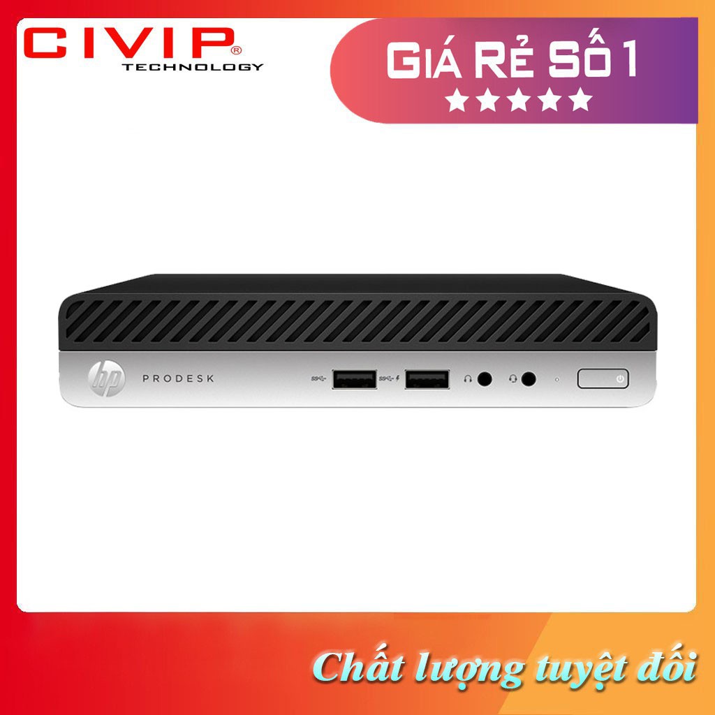 Máy tính để bàn HP ProDesk 400 G5 Desktop Mini i3-9100T/4GB RAM/256GB SSD/WL/K+M/DOS