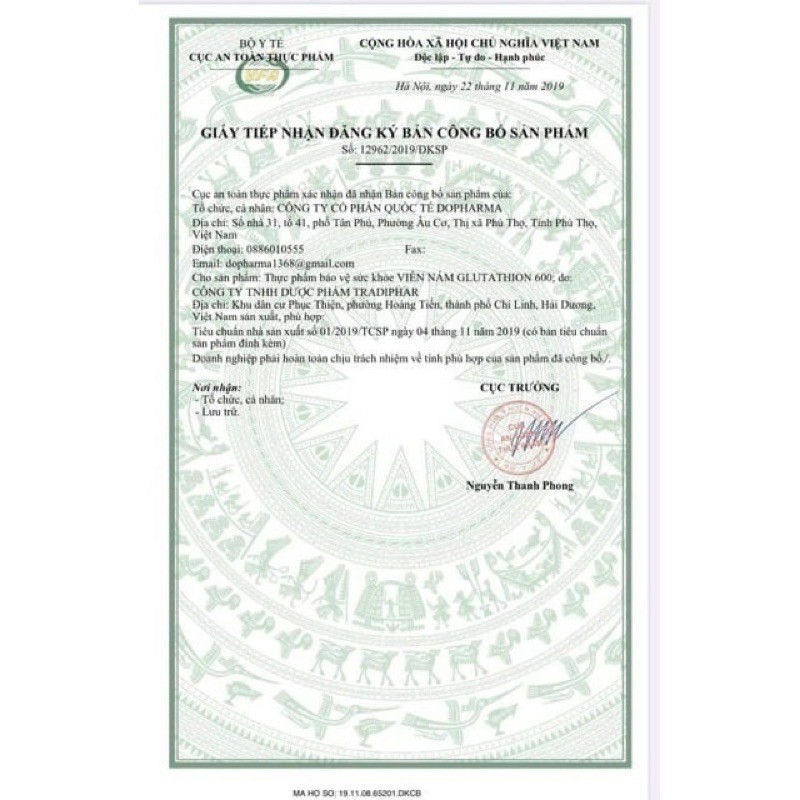 VIÊN UỐNG TRẮNG DA GLUTATHIONE 600 DR LACIR [ chính hãng] | Thế Giới Skin Care
