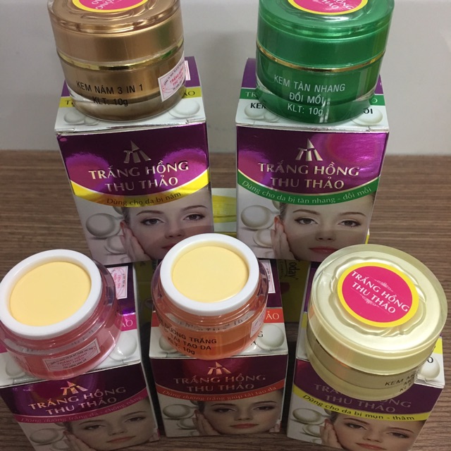 Kem trắng hồng thu thảo loại 10g giá 89k