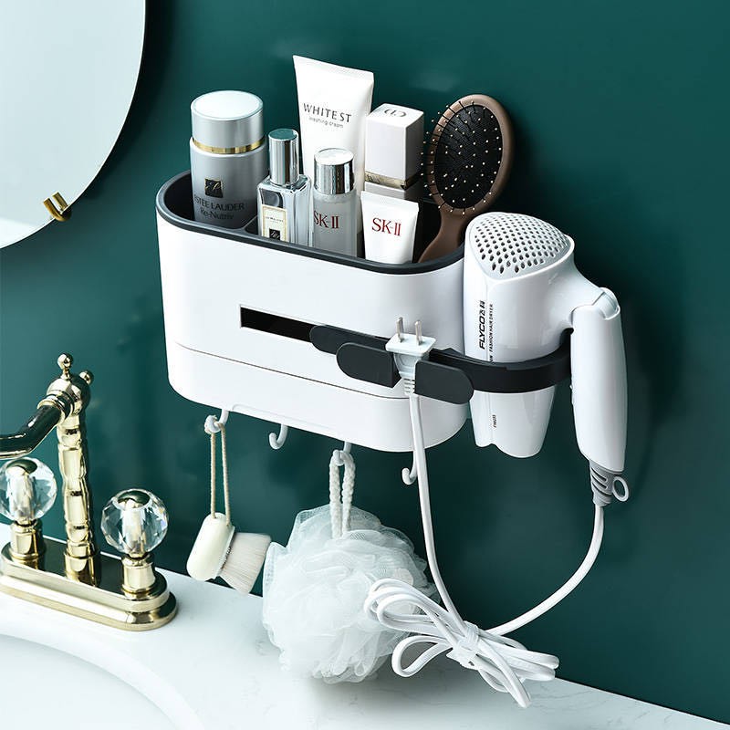 Giá Treo Máy Sấy Tóc Gắn Tường Đa Năng Không Để Lại Dấu Vết
