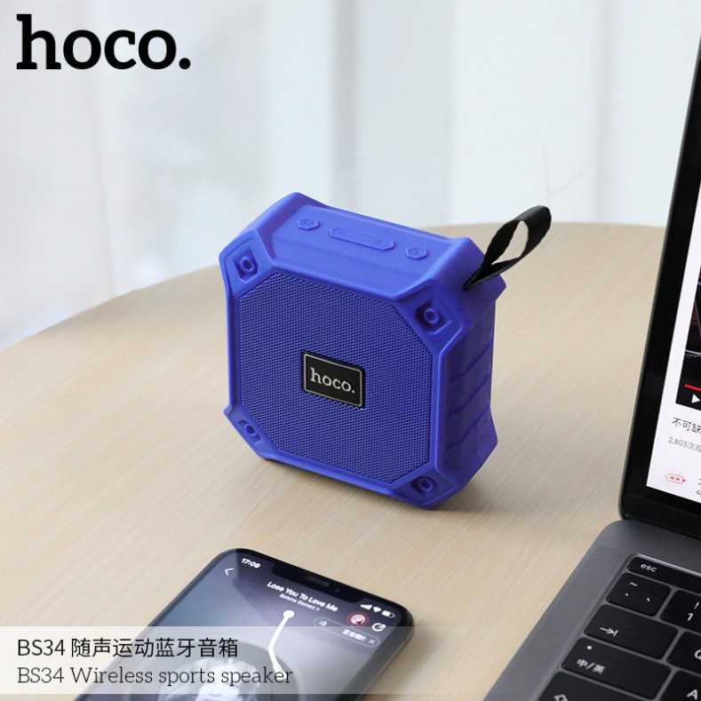 Loa không dây, Loa bluetooth không dây BS34 BT V5.0 trải nghiệm âm thanh đỉnh cao kết nối ổn định thiết kế nhỏ gọn