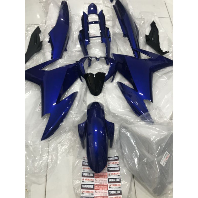 Dàn áo mủ sơn xanh gp Exciter 150 ,2019 full 12 món zin chính hãng yamaha