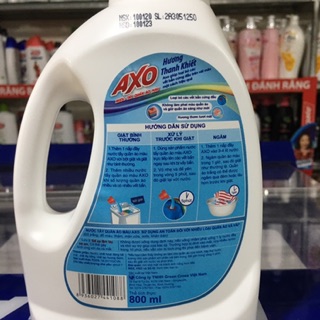 Nước tẩy AXO thanh khiết 800ml