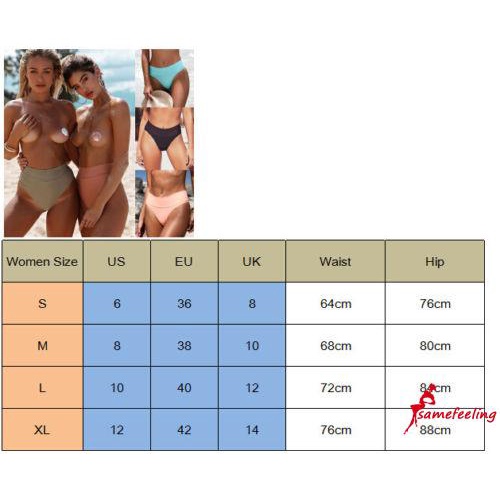 Sf♫Quần bikini Lưng Cao Thời Trang Mùa Hè Quyến Rũ Cho Nữ