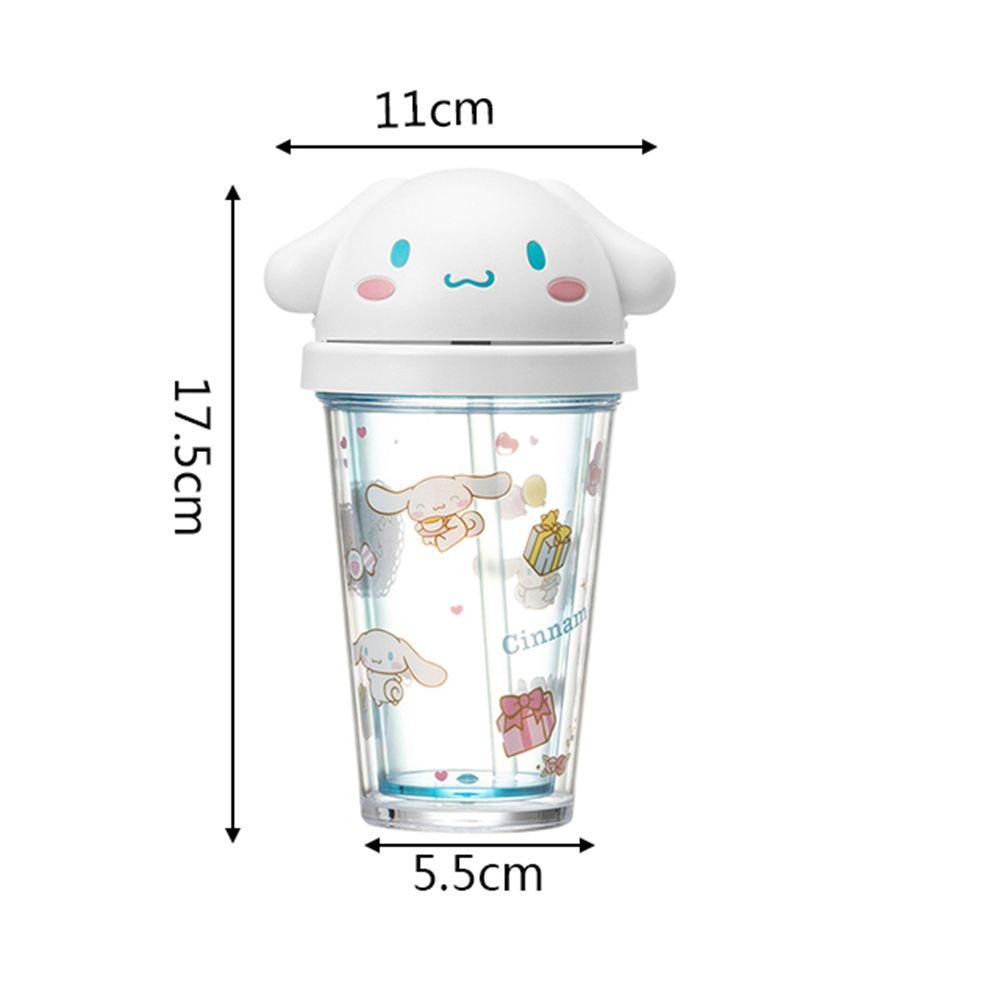 Bình Đựng Nước Bằng Nhựa 320ML Chống Rò Rỉ Họa Tiết Hoạt Hình Anime My Melody