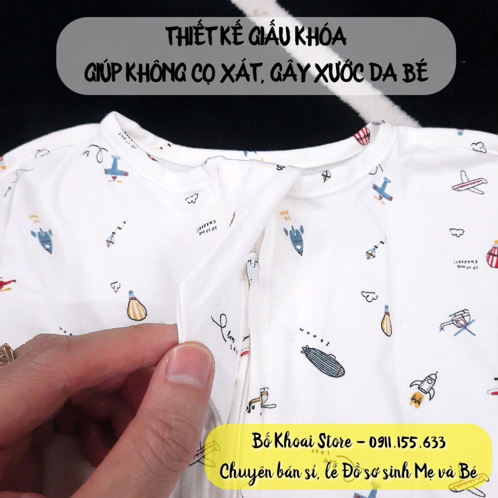 Nhộng chũn sợi tre MANNY - Quấn chũn cho bé sơ sinh, mềm mát, co giãn tốt - Bố Khoai Store