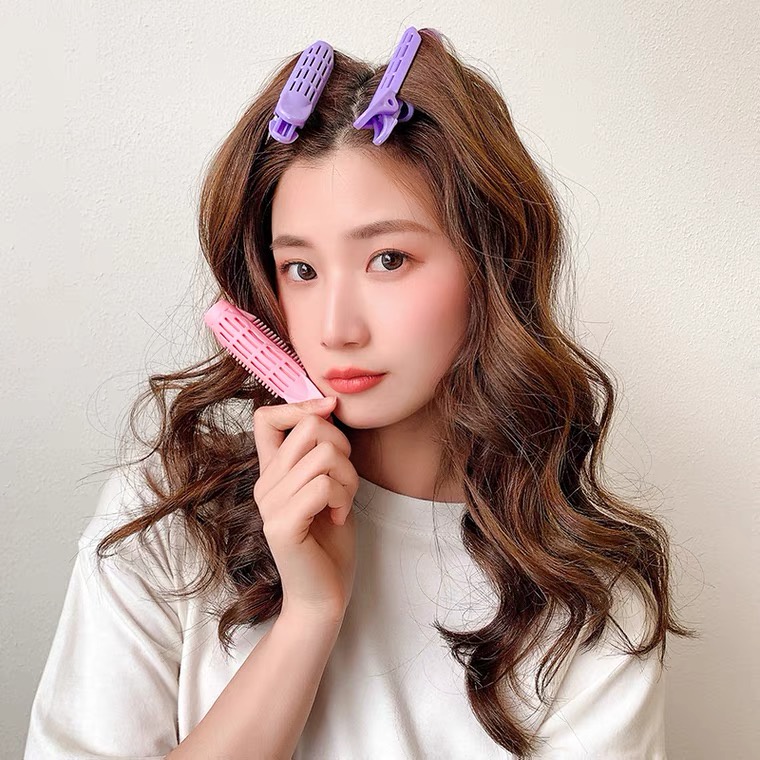 Kẹp tóc đính lông thời trang Hàn Quốc