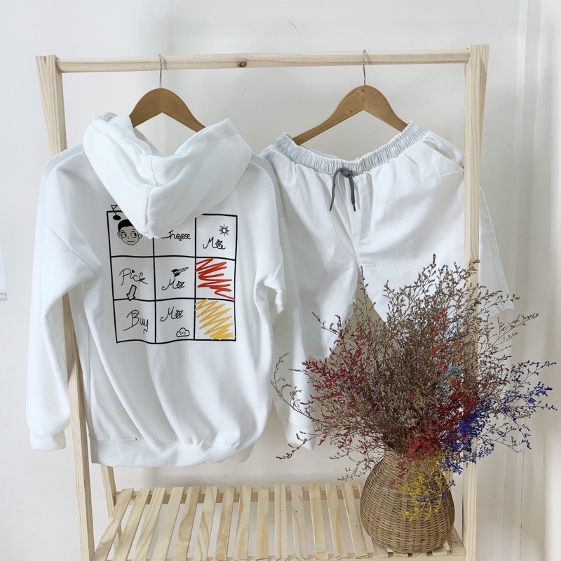 [HÌNH THẬT] ÁO HOODIE UNISEX IN HÌNH CẬU BÉ MR SMILE 99 SHOP