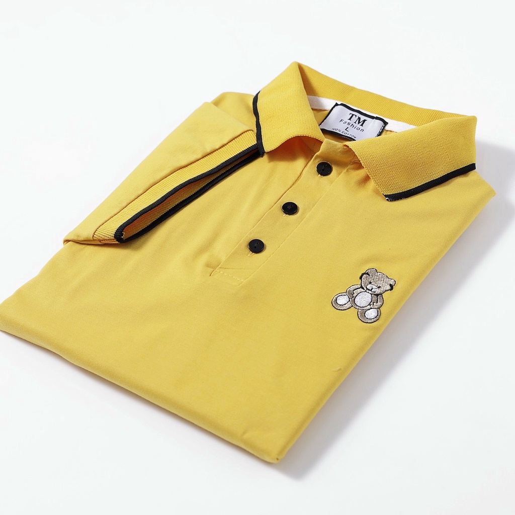 Áo Thun Nam Ngắn Tay Có Cổ  𝐅𝐑𝐄𝐄 𝐒𝐇𝐈𝐏  Áo Phông Nam Đẹp Vải Thun Co Giãn Thời Trang Hpfashion - ATN24
