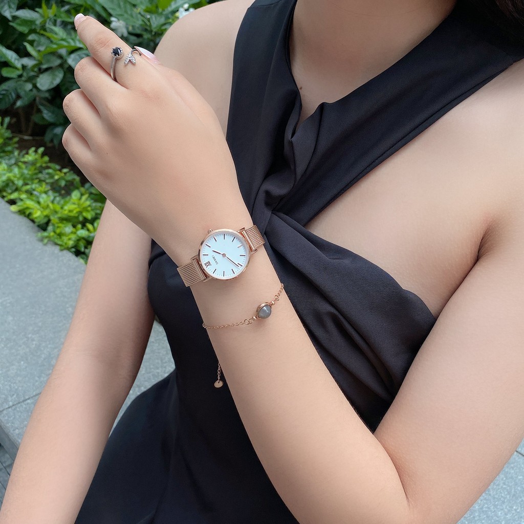 Đồng hồ nữ SKMEI 1185 dây kim loai ( 3 màu ) | BigBuy360 - bigbuy360.vn