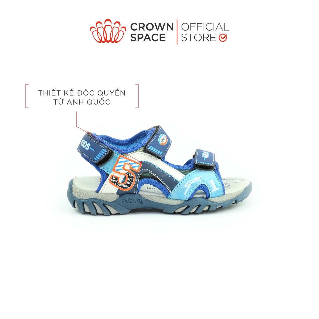 Dép Quai Hậu Sandal Bé Trai Crown UK PHIÊN BẢN CAO CẤP PREMIUM Cruk523 Nhẹ Êm Size 26-35