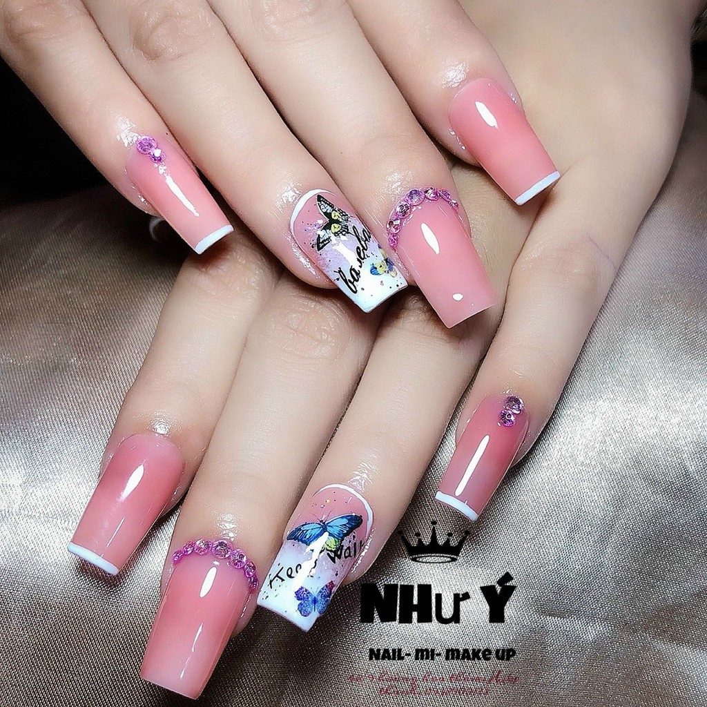 Sticker Bướm Phản Quang Nail - manh219