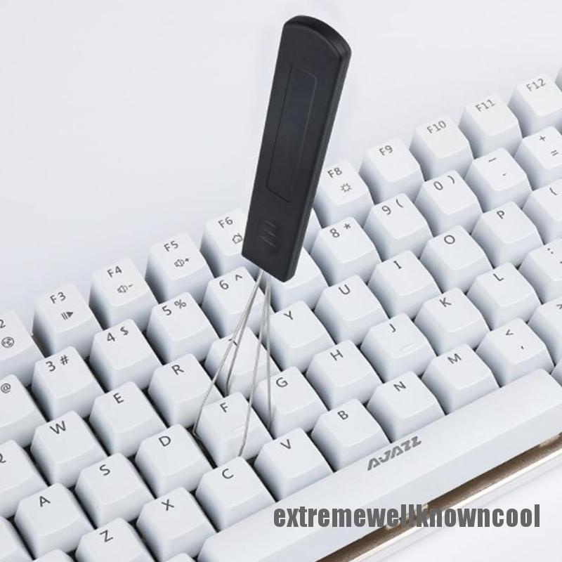 ECVN Keyboard Key Keycap Puller Remover With Unloading Steel Cleaning Tool Keycap Aid