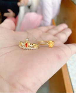 Nhẫn hoa sen 10k