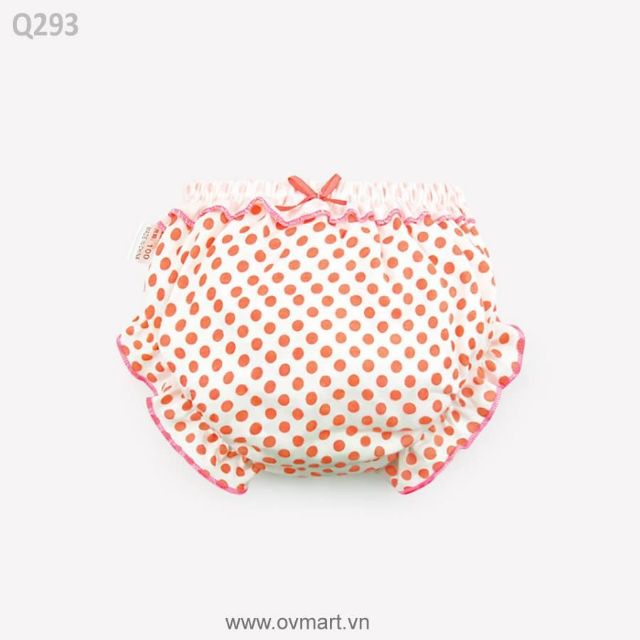 Quần chip cotton mềm mịn bo chun cho bé gái 9-21kg