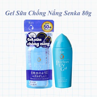 Gel sữa chống nắng Senka perfect uv gel 80g chuyên sỉ