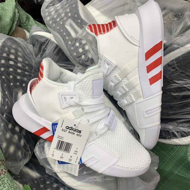 LV-NEW ⚡ XIÊU SALE- Giầy EQT trắng đỏ 1:1 ( full box + free ship ) CKV ✔️ : : : 🔥 XIÊU RẺ ☯ *. ; ) * ^ ' . ˢ