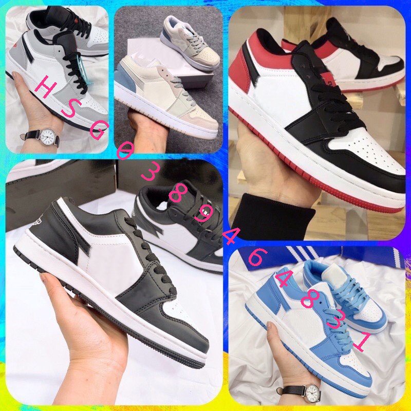 [ 𝐒𝐀𝐋𝐄 ĐẬ𝐌 ] Giày 𝐉1 cổ thấp ,Giày thể thao j1, Giày sneaker J1 low các màu.