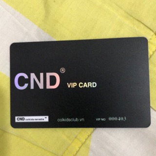 Thẻ vip card Colkids CND
