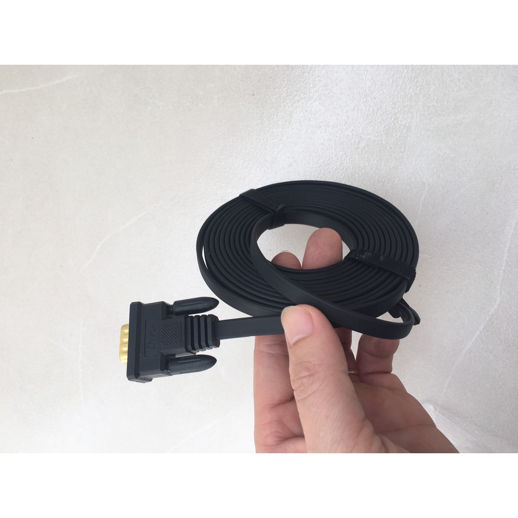 Cáp VGA 3m DTech 69F30 (3+6) FullHD sắc nét - Hàng chính hãng