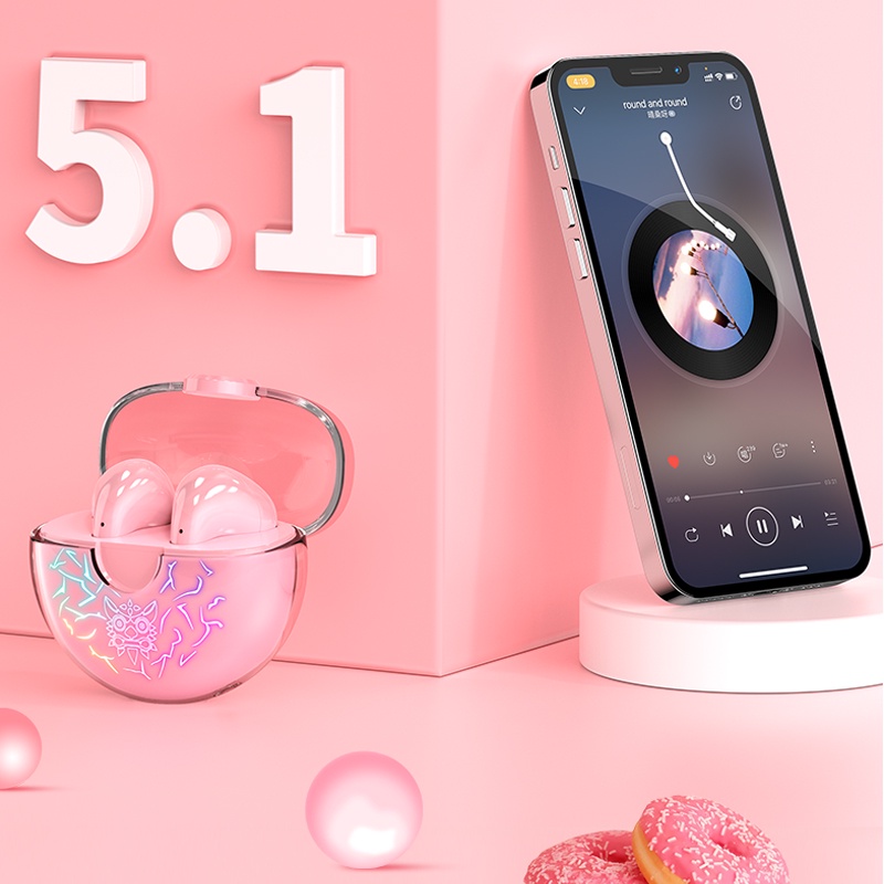 Tai nghe nhét tai Bluetooth 5.1 ONIKUMA T35 TWS Cảm ứng Không dây Chống nước Chống ồn hifi Chơi game Có Mic đèn RGB