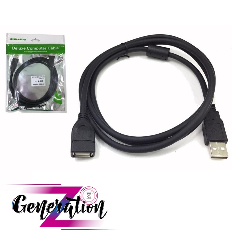 CÁP USB 2.0 NỐI DÀI 1.5M KM 046